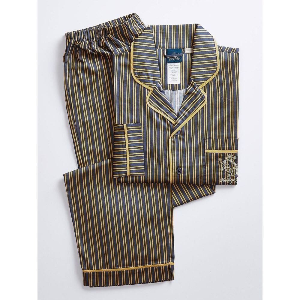 Harry Potter Hufflepuff House Pottery Barn Pajama Set Large